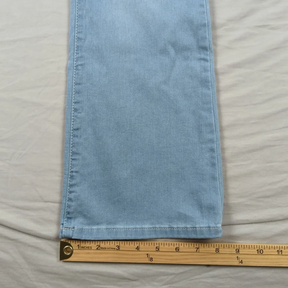Free People Jeans‎ Womens XS 24 Blue Boot Cut Cropped In My Feelings Stretch